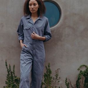 Esby Forrest Jumpsuit in Marine MED NWOT